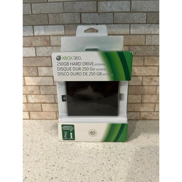 Genuine Microsoft 250GB Hard Drive Internal Xbox 360s - Picture 1 of 2
